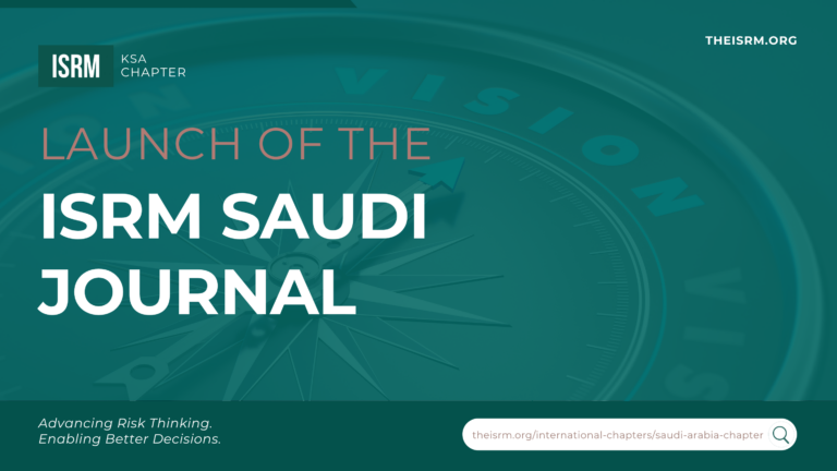 Launching the ISRM Saudi Journal | KSA Chapter – ISRM